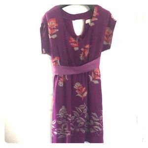 Purple Anthropologie dress